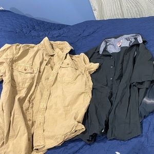 BUNDLE casual button up shirts
